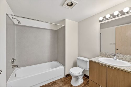 Renovated 2x2 Unit (Bathroom Off Living Room)