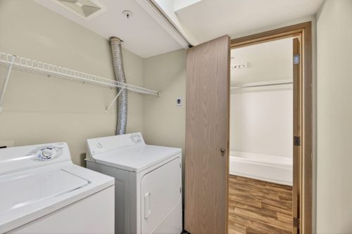 Renovated 2x2 Unit (Laundry Closet)
